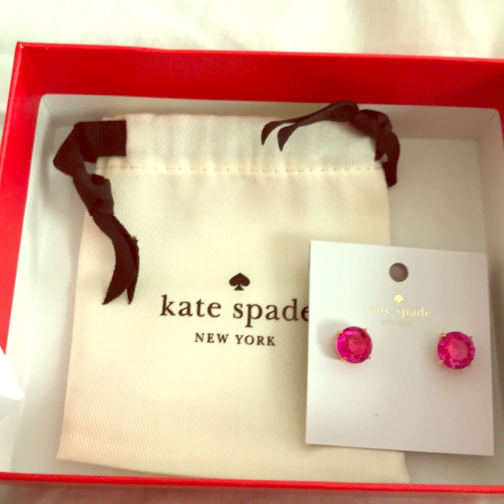 Kate Spade ♠️💕💕💕Earrings Stud Pink!!!